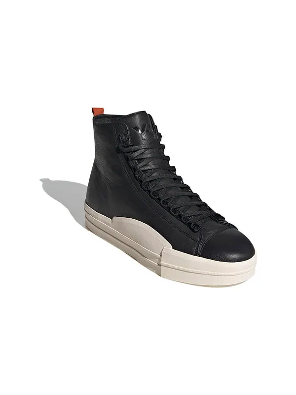 Кроссовки y-3 yuben mid 'black fox orange' Adidas — изображение 3 из 4, черный/белый
