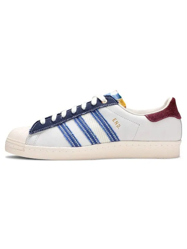 Кроссовки конец. x суперзвезда Adidas — изображение 2 из 4, синий/белый/красный