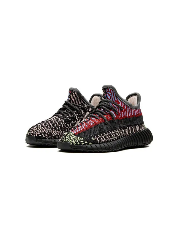 Кроссовки Boost 350 v2 Adidas Yeezy — изображение 2 из 4, черный/красный