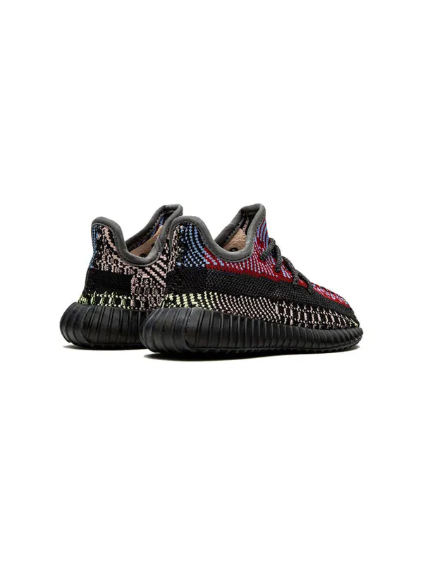 Кроссовки Boost 350 v2 Adidas Yeezy — изображение 3 из 4, черный/красный