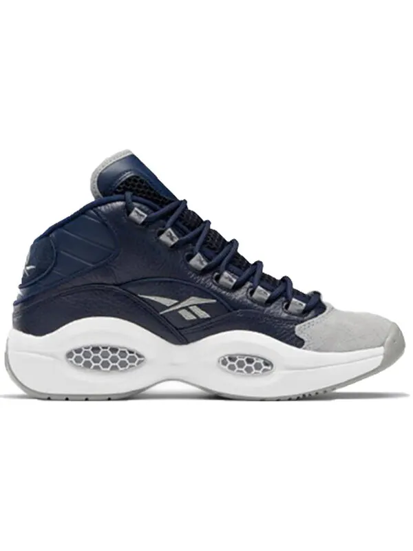 Кроссовки question mid 'georgetown' Reebok — изображение 2 из 4, серый