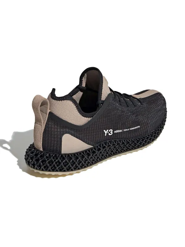 Кроссовки y-3 runner 4d 'black sesame' Adidas — изображение 4 из 4, черный/коричневый