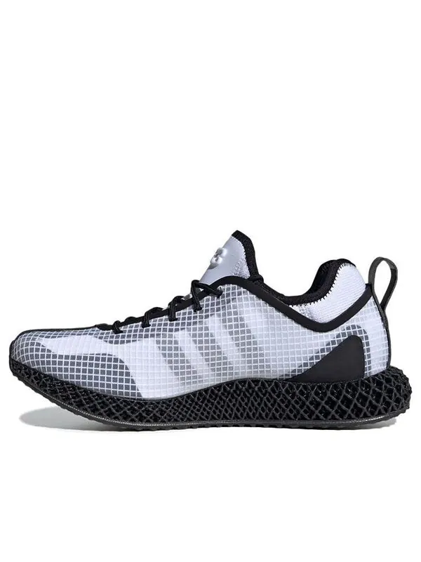 Кроссовки adidas Y-3 Runner 4D IO 'White Black' — изображение 1 из 4, белый/черный