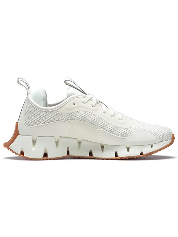 Кроссовки zig dynamica 'chalk gum' Reebok — изображение 2 из 4, бежевый