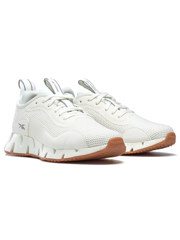 Кроссовки zig dynamica 'chalk gum' Reebok — изображение 3 из 4, бежевый