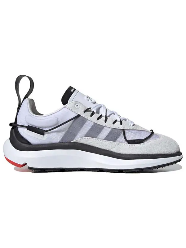 Кроссовки y-3 shiku run 'core white' Adidas — изображение 2 из 4, белый/черный