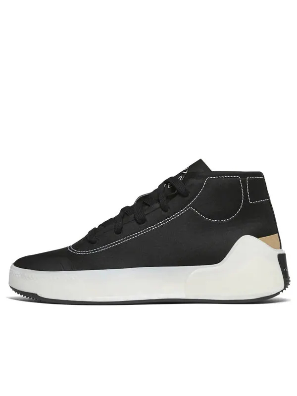 Кроссовки Stella McCartney x Treino Mid Adidas — изображение 1 из 4, черный/белый