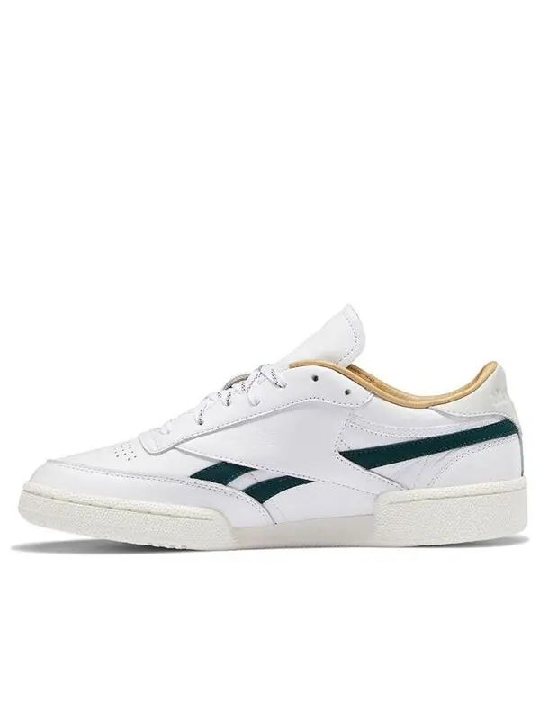 Кроссовки club c revenge 'white forest green' Reebok — изображение 1 из 4, зеленый/белый/коричневый