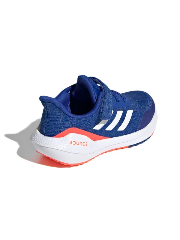 Кроссовки eq21 run velcro j Adidas — изображение 4 из 4, синий/белый/оранжевый