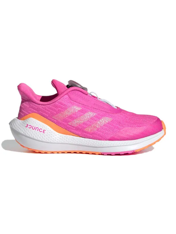 Кроссовки eq run boa k Adidas — изображение 2 из 4, розовый/белый/оранжевый