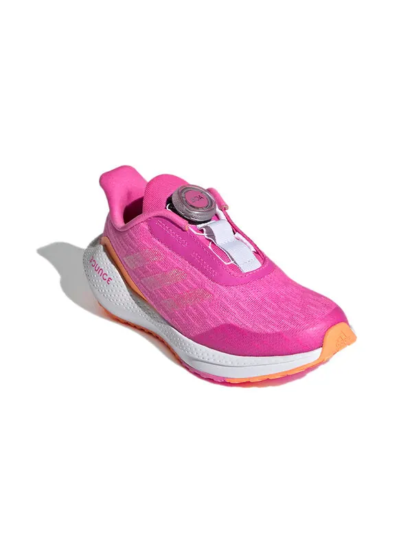 Кроссовки eq run boa k Adidas — изображение 3 из 4, розовый/белый/оранжевый