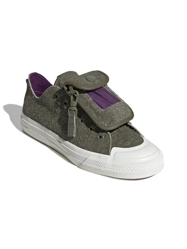 Кроссовки nizza low rf Adidas — изображение 2 из 4, коричневый