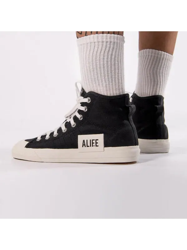 Кроссовки alife x nizza высокие Adidas — изображение 4 из 4, черный