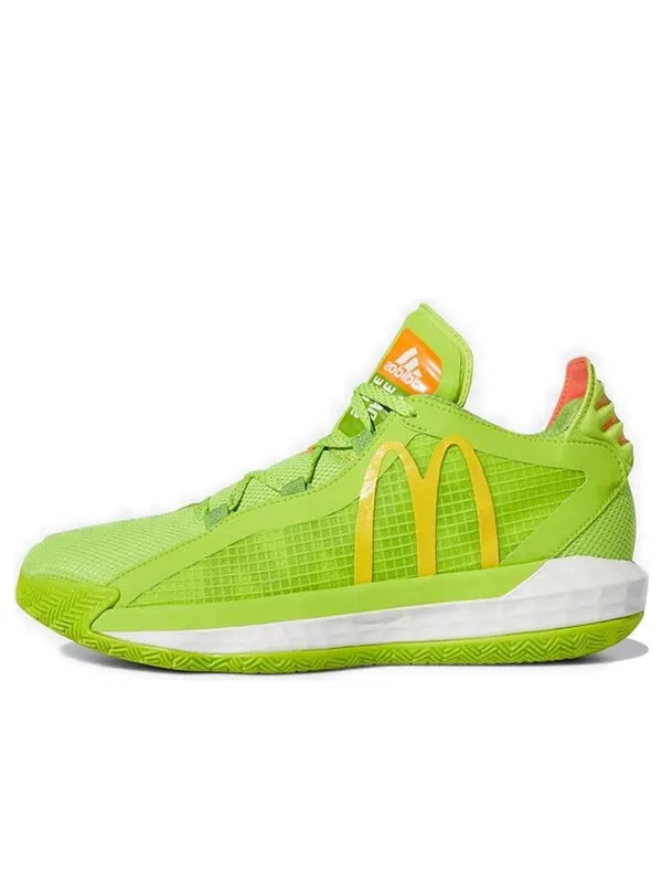 Кроссовки mcdonald's x dame 6 'dame sauce' Adidas — изображение 1 из 4, жёлто-зеленый