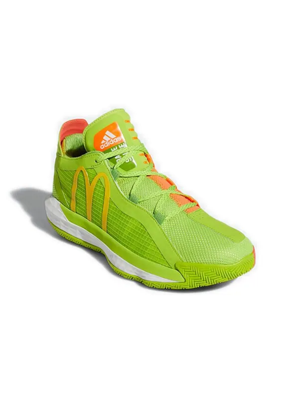 Кроссовки mcdonald's x dame 6 'dame sauce' Adidas — изображение 2 из 4, жёлто-зеленый