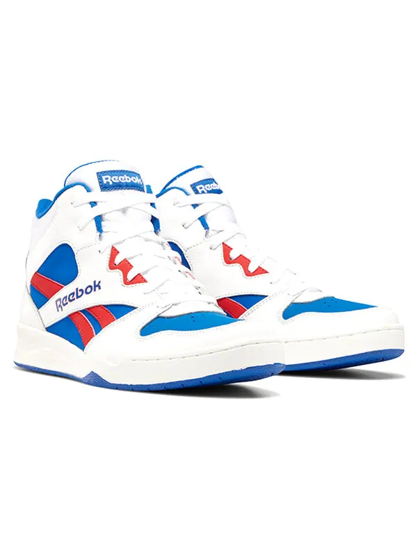 Кроссовки royal bb4500 hi2 white/blue Reebok — изображение 3 из 4, синий/белый