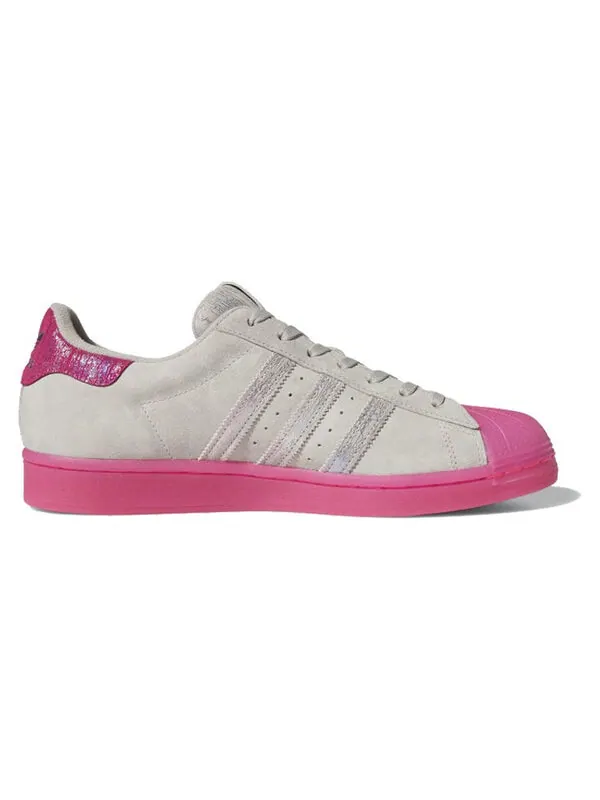 Кроссовки fat tiger workshop x superstar Adidas — изображение 2 из 4, серый/розовый