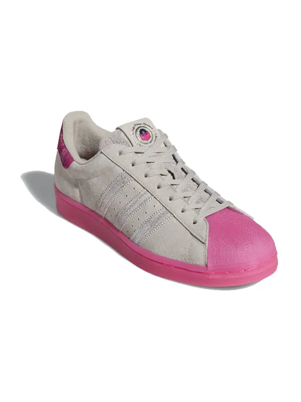 Кроссовки fat tiger workshop x superstar Adidas — изображение 3 из 4, серый/розовый
