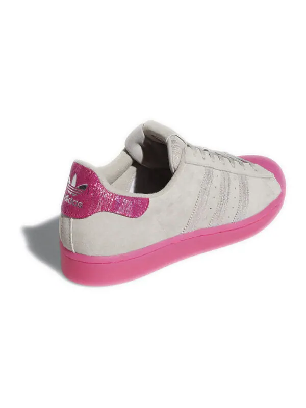 Кроссовки fat tiger workshop x superstar Adidas — изображение 4 из 4, серый/розовый