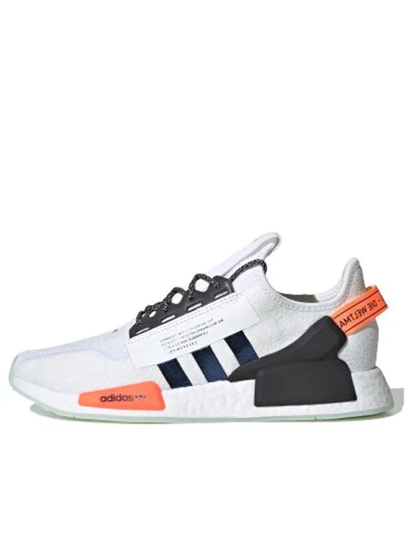 Кроссовки nmd_r1 v2 Adidas — изображение 1 из 4, белый