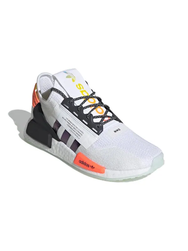 Кроссовки nmd_r1 v2 Adidas — изображение 2 из 4, белый