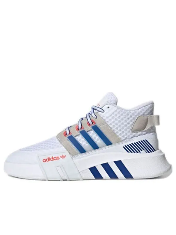Кроссовки оригиналы eqt bask adv v2 Adidas — изображение 1 из 4, белый/синий