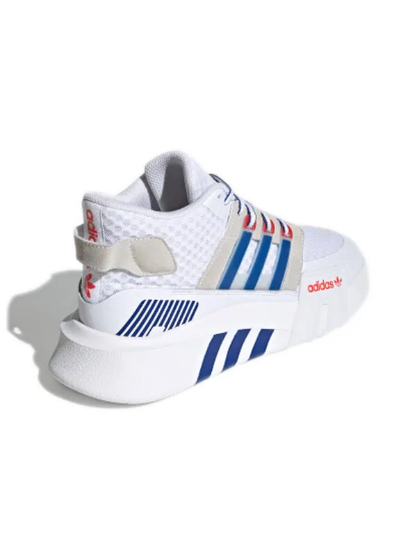 Кроссовки оригиналы eqt bask adv v2 Adidas — изображение 3 из 4, белый/синий
