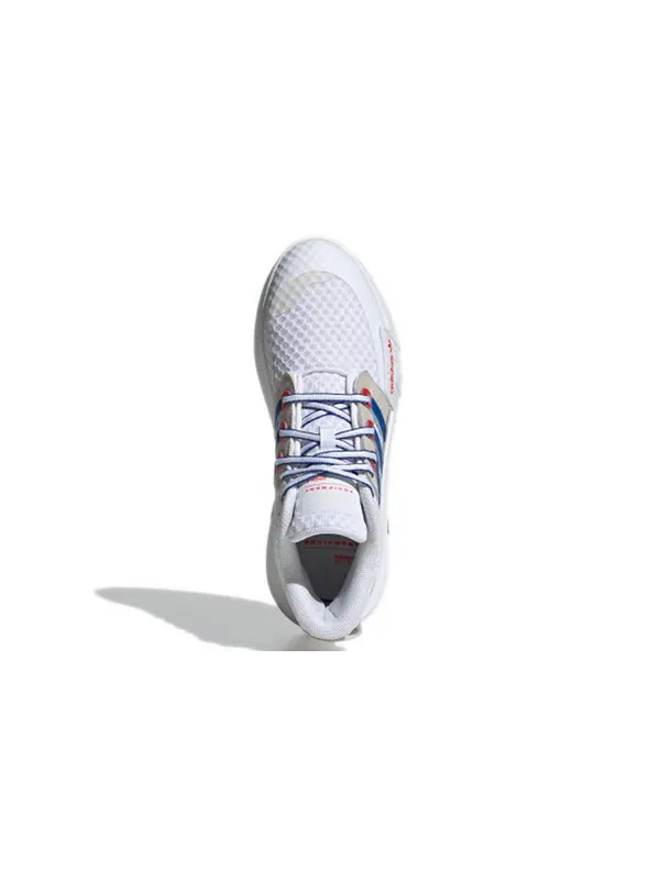Кроссовки оригиналы eqt bask adv v2 Adidas — изображение 4 из 4, белый/синий