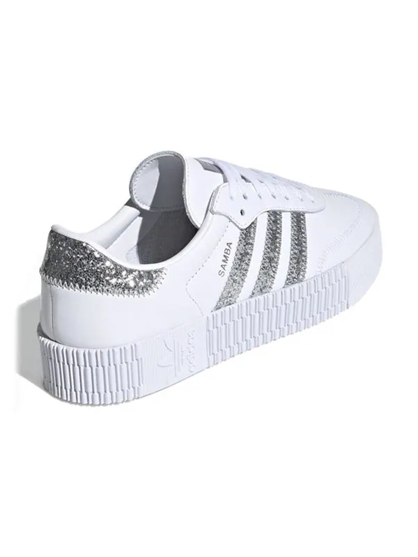 Кроссовки sambarose Adidas — изображение 4 из 4, белый/серебристый
