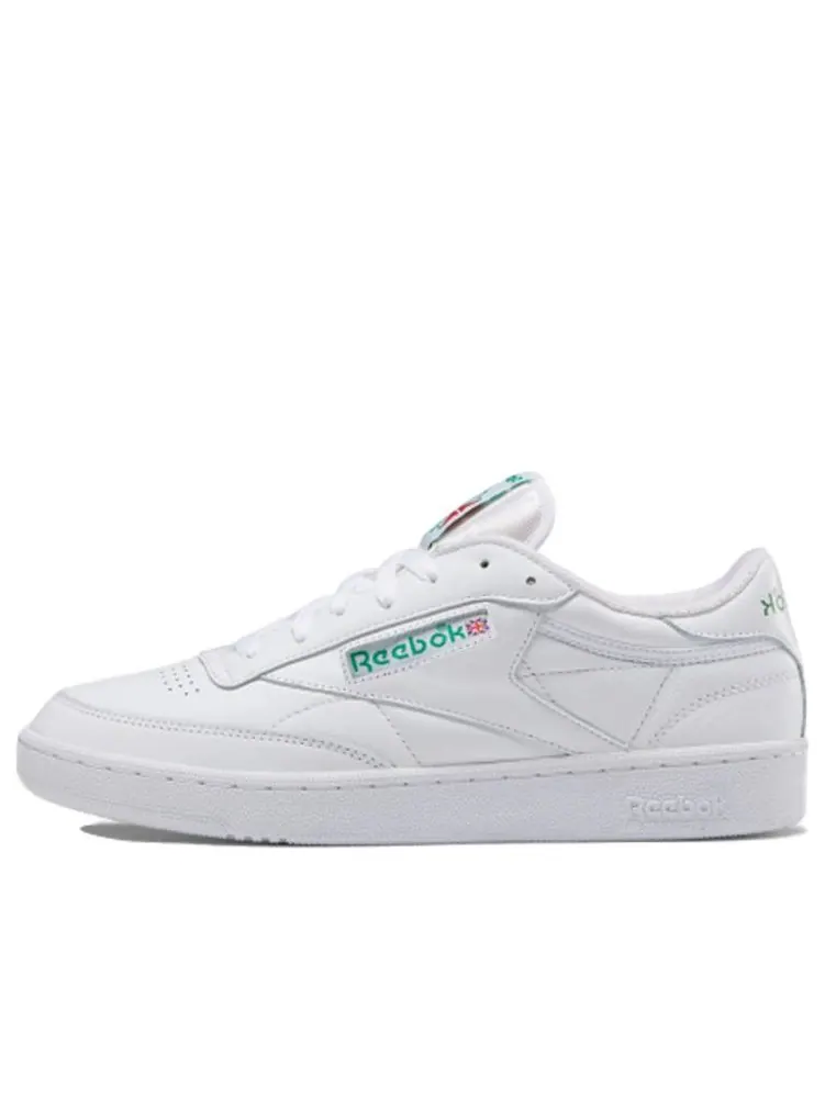 Кроссовки Reebok Club C 85 'White Glen Green' — изображение 1 из 6, белый