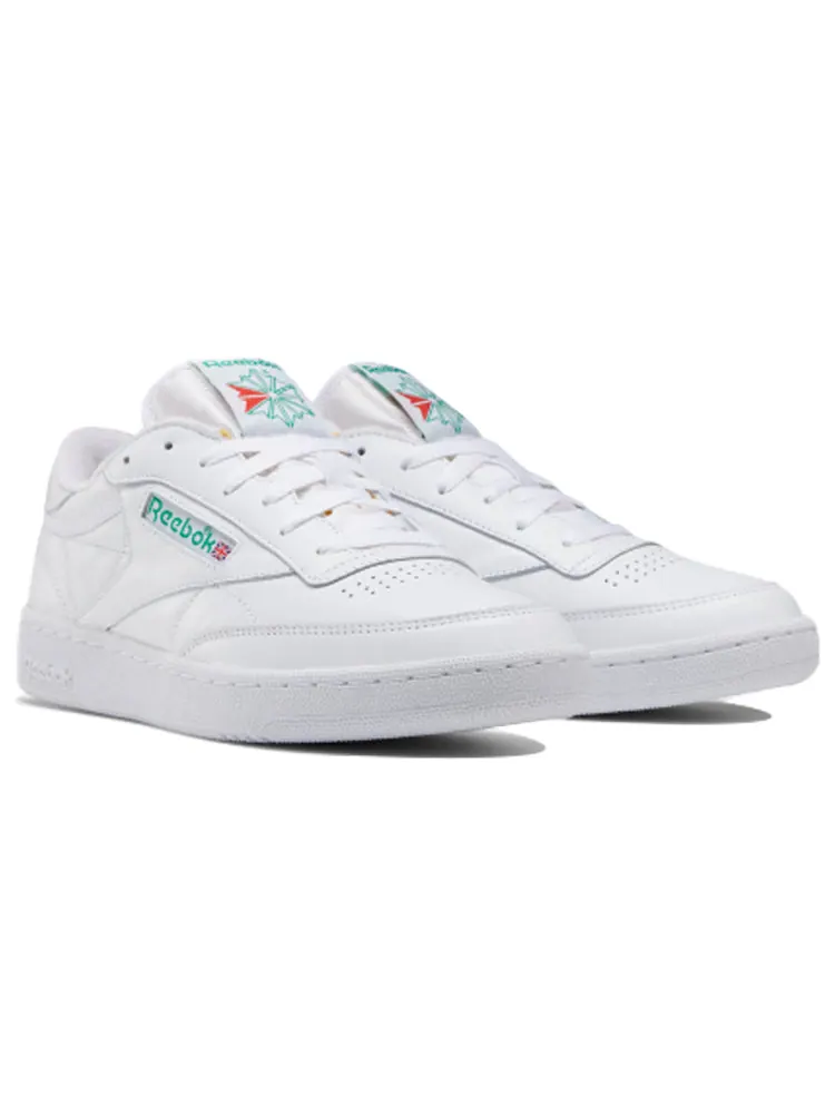Кроссовки Reebok Club C 85 'White Glen Green' — изображение 3 из 6, белый