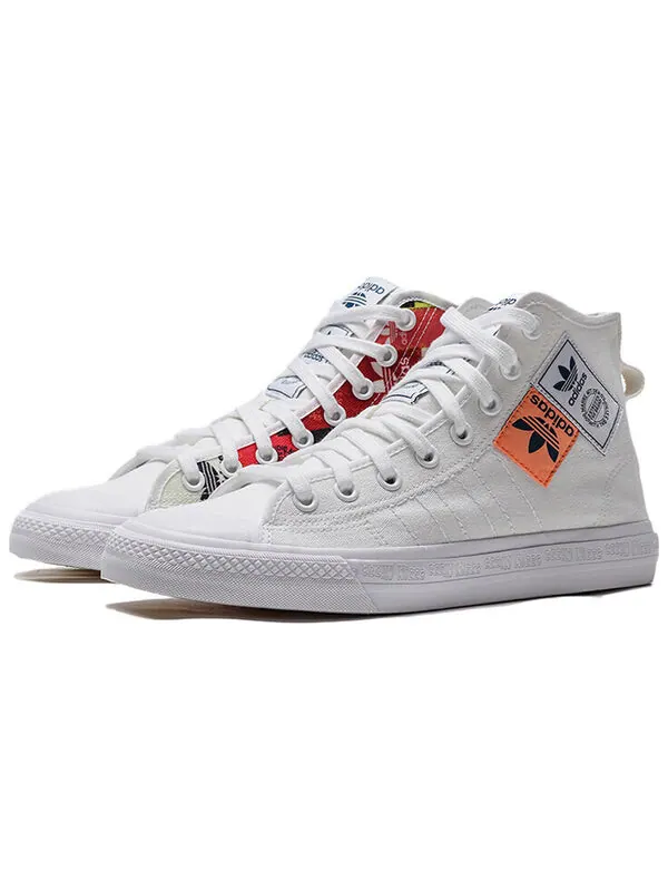Кроссовки nizza высокие rf Adidas — изображение 3 из 4, белый