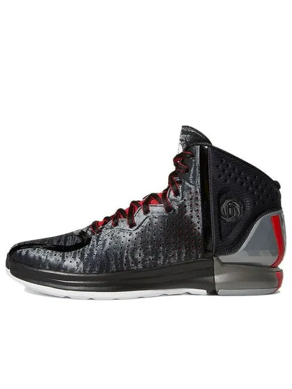 Кроссовки d rose 4 рестомод Adidas — изображение 1 из 4, черный/красный/белый