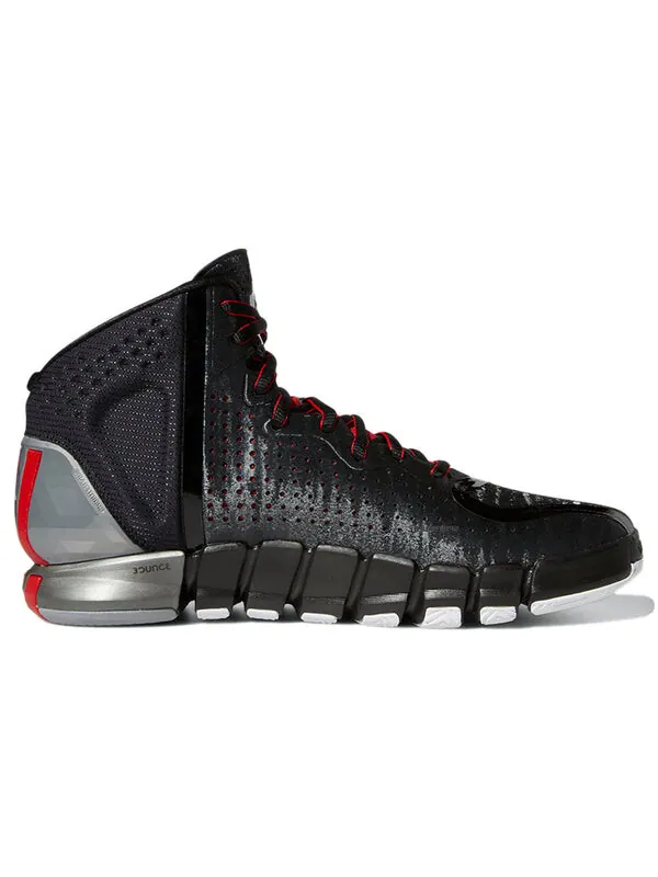 Кроссовки d rose 4 рестомод Adidas — изображение 2 из 4, черный/красный/белый