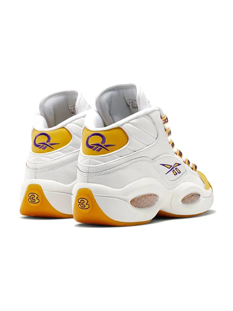 Кроссовки Reebok Question Mid 'Yellow Toe' FX4278 — изображение 4 из 6, желтый