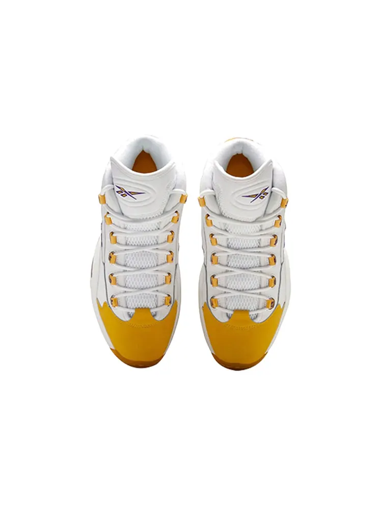Кроссовки Reebok Question Mid 'Yellow Toe' FX4278 — изображение 5 из 6, желтый