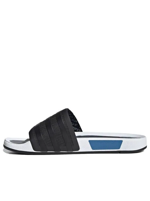 Тапочки adilette slides premium 'nmd_r1' Adidas — изображение 1 из 4, черный/синий/красный