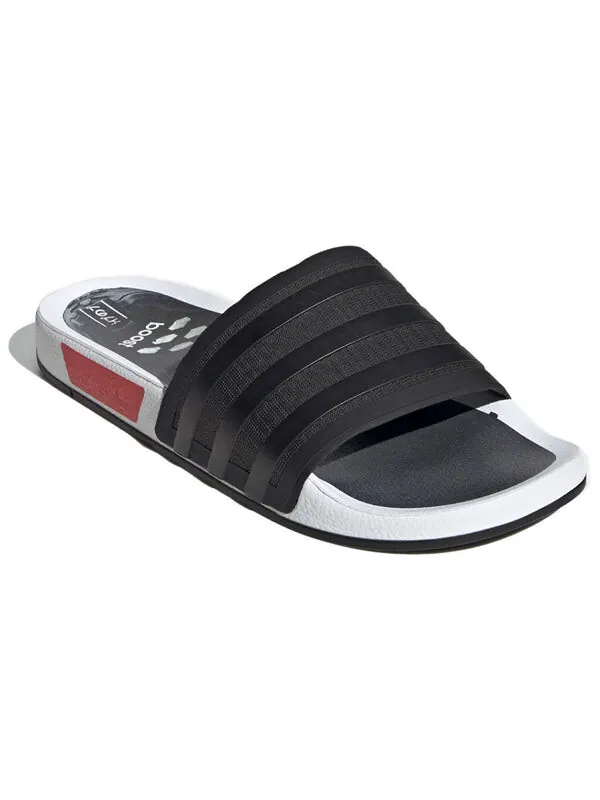 Тапочки adilette slides premium 'nmd_r1' Adidas — изображение 3 из 4, черный/синий/красный