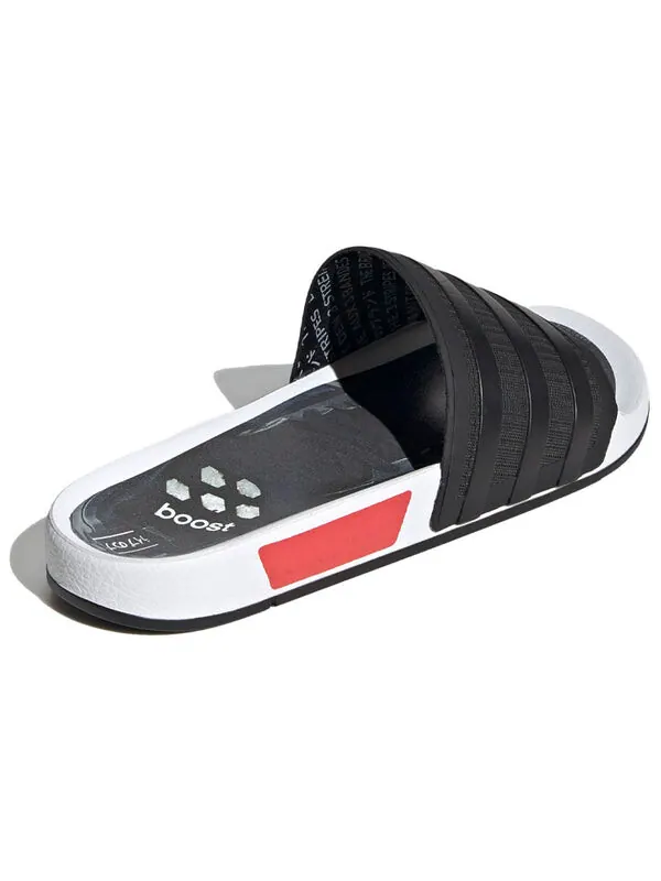 Тапочки adilette slides premium 'nmd_r1' Adidas — изображение 4 из 4, черный/синий/красный