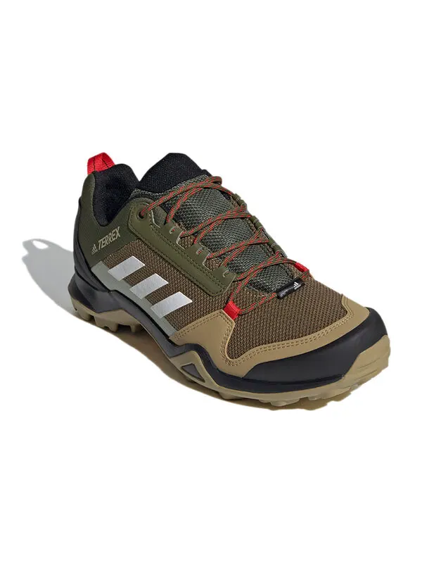 Кроссовки terrex ax3 hiking shoes 'wild pine' Adidas — изображение 3 из 4, белый/красный