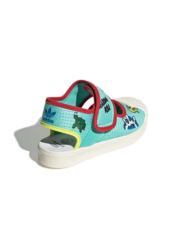 Сандалии оригиналы superstar 360 sndl c primeblue Adidas — изображение 4 из 4, синий/белый/красный