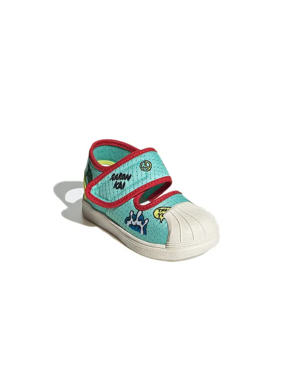 Сандалии оригинальные superstar 360 sndl i primeblue Adidas — изображение 3 из 4, зеленый/красный