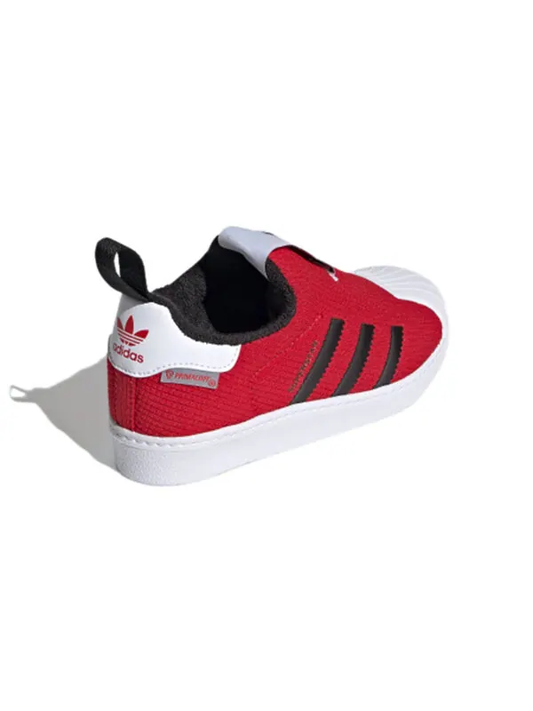 Кроссовки суперзвезда 360 Adidas — изображение 4 из 4, красный/черный/белый