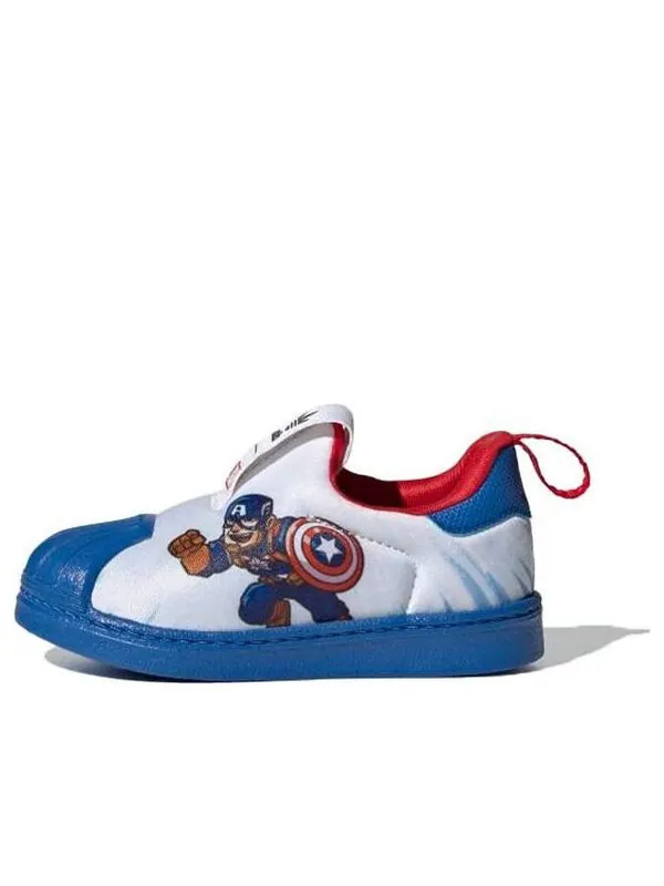 Кроссовки marvel x superstar 360 Adidas — изображение 1 из 4, белый/синий/красный