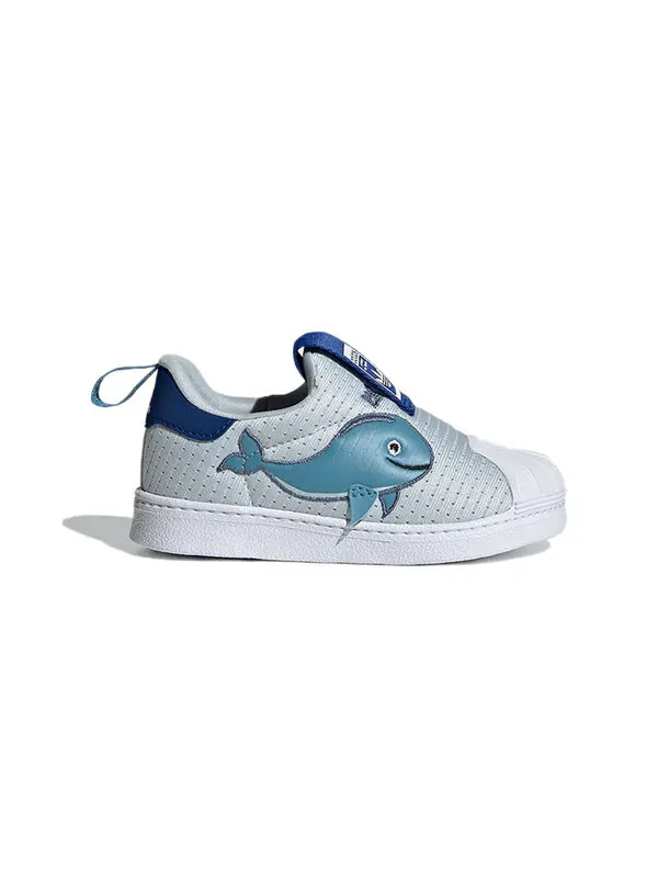 Кроссовки оригинальные superstar 360 i primeblue Adidas — изображение 2 из 4, белый/синий