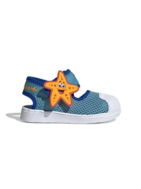Сандалии оригинальные superstar 360 sndl i primeblue Adidas — изображение 2 из 4, синий/желтый