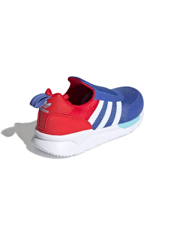 Кроссовки оригинал zx 360 c Adidas — изображение 4 из 4, синий/красный/белый