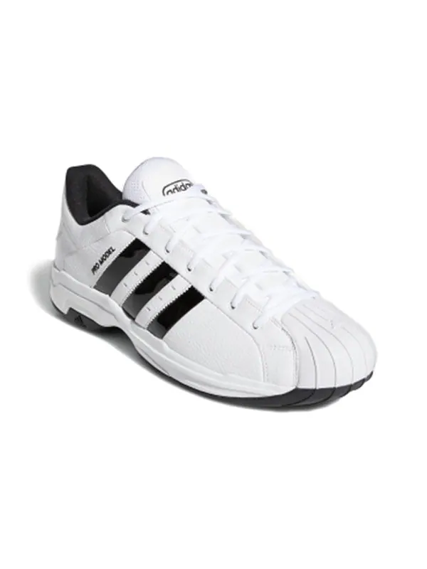 Кроссовки pro model 2g low 'white black' Adidas — изображение 3 из 4, белый/черный