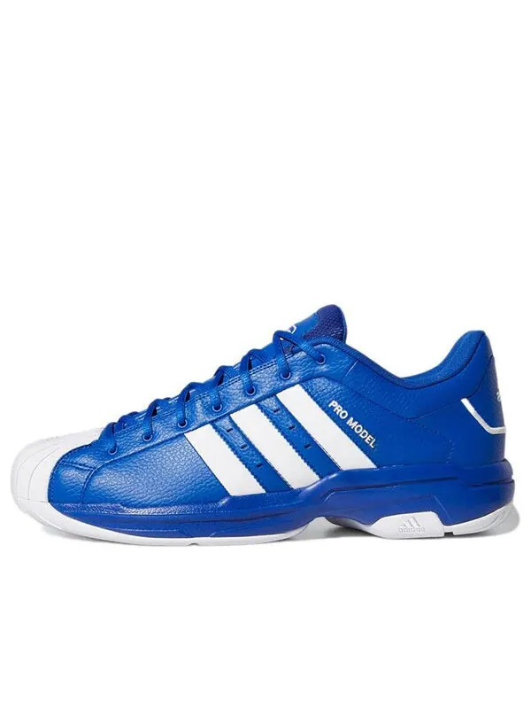 Кроссовки pro model 2g low Adidas — изображение 1 из 4, синий/белый