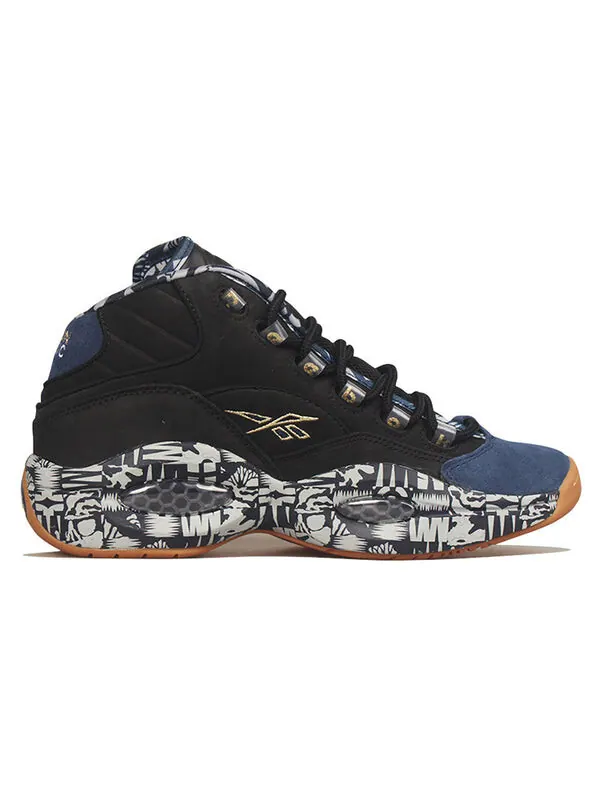 Кроссовки question mid 'iverson roundball classic' Reebok — изображение 2 из 4, черный